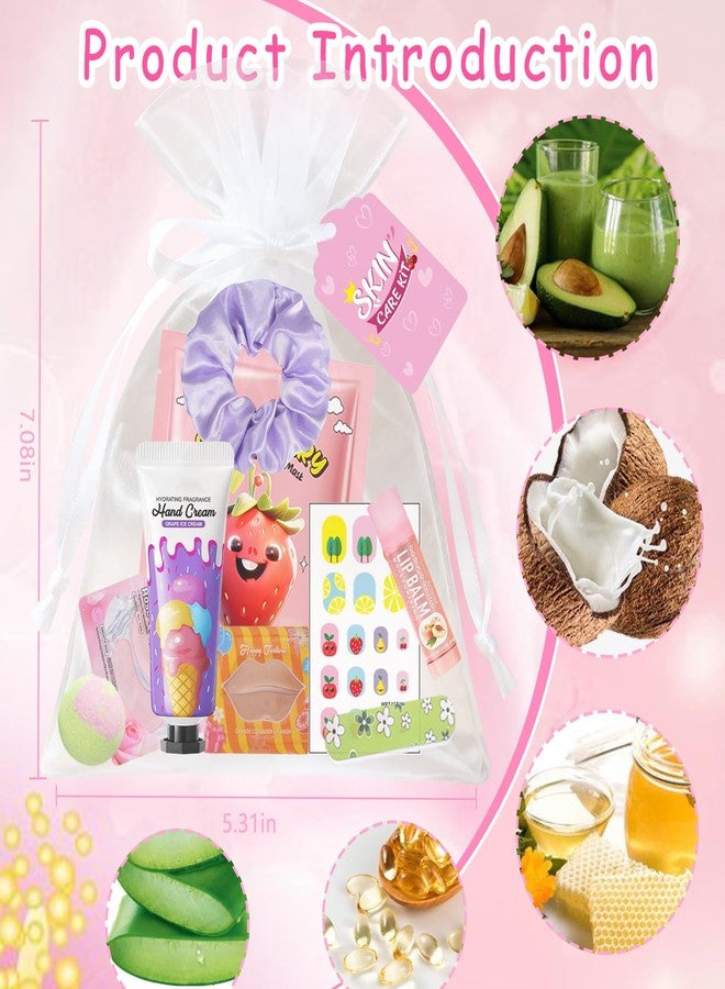 SSGP 96 PCS Spa Party Supplies for Women,Spa Day Favors Essentials Include Face Masks Skincare, Games, Lip Balm, Under Eye Patches, Foot Bath Bomb,Sleepover Party Supplies Birthday Kit for Women Gift Set - Image 4